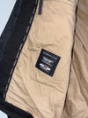Highway 1 Canvas Motorcycle Jacket – Black, “Division 53” Printed Lining (XL)