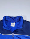 Adidas Blue & Navy Colorblock 3-Stripes Track Jacket (XL)