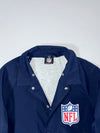 NFL Team Apparel Navy Coach Jacket (M)