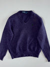 Vintage Polo Ralph Lauren Purple Lambswool V-Neck Sweater (XXS)