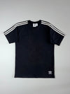 Adidas Originals Black 3-Stripes Logo T-Shirt (M)