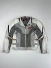 Duhan | Grey White Mesh Riding Jacket (S)