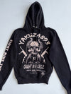 Yakuza893 | Black Caught In A Circle Graphic Hoodie | (S/M)