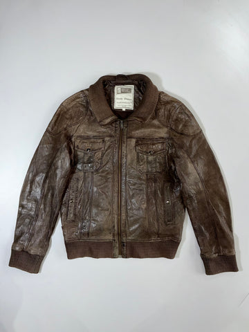 Clock House Premium Original Pure Leather Jacket (L)