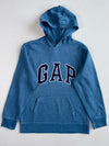 GapKids Blue Arch Logo Hoodie (S)