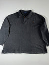 Polo Ralph Lauren | Estate Rib Quarter Zip Charcoal | (5XL/6XL)