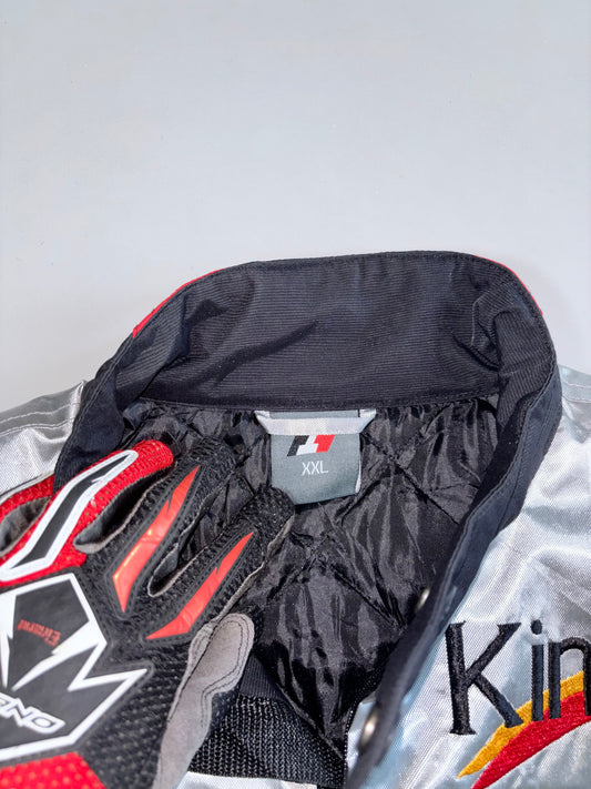 Kimi Räikkönen McLaren Mercedes F1 Silver Racing Jacket (L/XL)