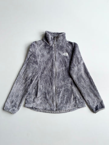 The North Face Grey Plush Osito Fleece Full-Zip Jacket women’s (S)