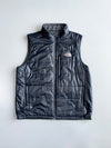 The North Face Reversible Puffer Vest | Black Grey (L)