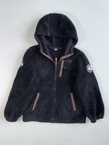 The North Face Black Sherpa Fleece Hooded Jacket(S)