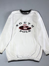 South Pole Embroidered Spellout Crewneck Sweatshirt White, Size  (2XL)