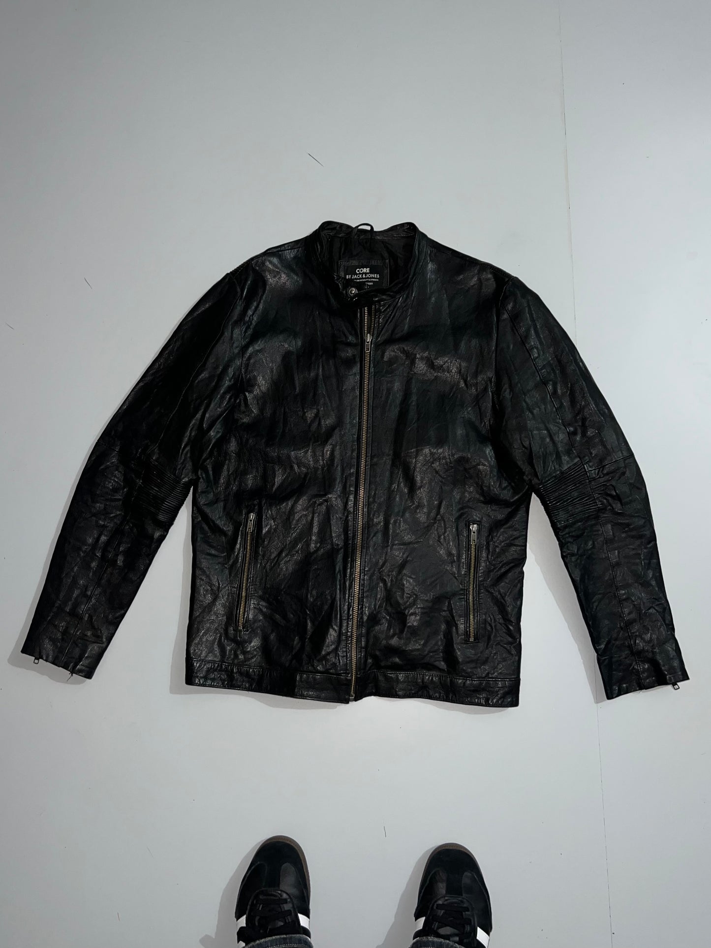 ZJack & Jones Original Leather Jacket (XL)