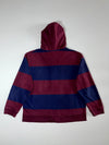 Polo by Ralph Lauren Colorblock Striped Zip-Up Hoodie (2XL)