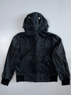 G-Star Raw Original Denim Hardware-Detail W/ Utility Pockets Hooded Bomber Jacket Washed Black (RARE) (L/XL)
