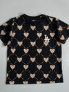 MLB Korea | LA Dodgers All-Over Heart Print T- shirt (S)