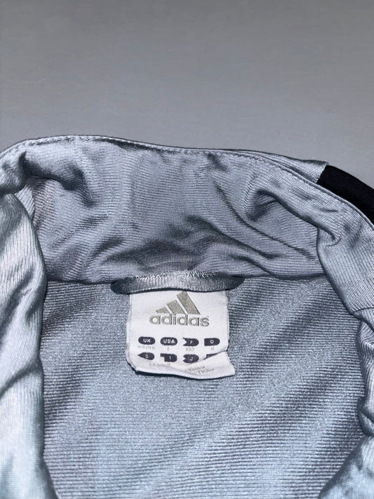 Adidas 3-Stripe Colourblock Track Jacket Grey/Black (L)