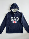 Gap Navy Union Jack Arch Logo Hoodie (M)