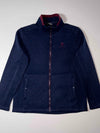 Black Yak Navy Sweater Fleece Full Zip Jacket ( M/L)