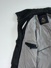 Folstop Distressed Black Leather Knit-Collar( Detechable Collar) Biker Jacket (XL)