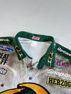 Vintage NHRA Qpower.com Leaf Racewear Drag Racing Pit Crew Shirt(2XL/3Xl)