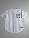 Chicago Cubs Majestic Pinstripe Jersey (3XL)