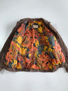 Vintage Premium Original Leather Jacket (Print Inside)(S/M)