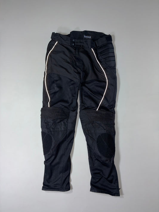 Duhan | Mesh Summer Riding Pants Black Reflective Knee Paded (W:37) (L:42)
