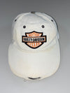 Harley-Davidson White Bar & Shield Cap (Adjustable)