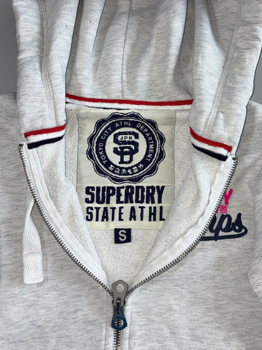 Superdry State Athl “Champs” Zip Hoodie (S)