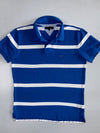 Tommy Hilfiger | Bold Stripe Piqué Polo | Royal Blue & White (XL)