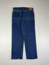 Vintage Wrangler Dark Wash Straight Leg Jeans (W:33) (L:41)