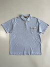 Burberry London | Grey Nova Check Trim Pocket Polo (XL)
