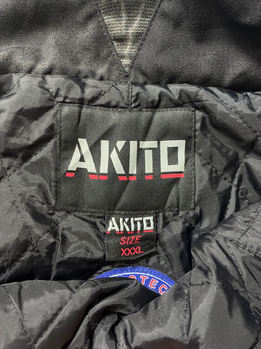 Akito Cougar Black Textile Motorcycle Pants (W:40) (L:46)