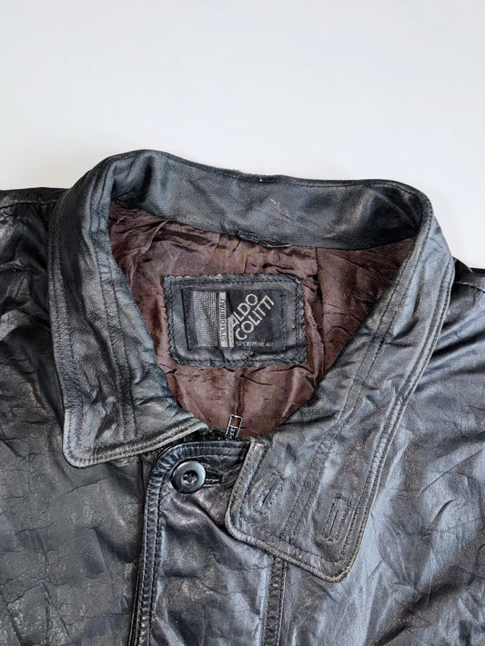 Super Premium Original Pure Leather Jacket with Detachable Arm (XL)
