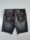True Religion Ricky Distressed Denim Shorts (W:34|L:20)
