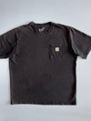 Carhartt | Pocket Tee | Faded Black (2XL)