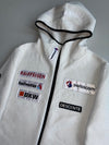 Descente Swiss Ski Team Sponsor Patch Fleece Hoodie – White (M)
