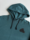 Adidas | Teal Badge Logo Hoodie | (M)