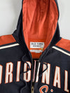 Vintage Old Time Hockey NHL Original Six Zip-Up Hoodie All Team Patches (XL)