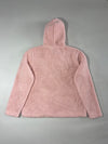 FILA Sherpa Fleece Pullover Hoodie – Pink – (L)