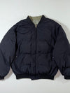 Reversible Black to Olive Green MA-1 Puffer Bomber Jacket  (XL)