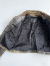 Genuine Leather Jacket Natural patina Finish (S/M)