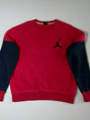 Jordan | Red Black Colorblock Jumpman Sweatshirt (L/XL)