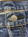 Levi’s 501 | Medium Indigo Wash Button Fly Straight Jeans | (W:34) (L:41)