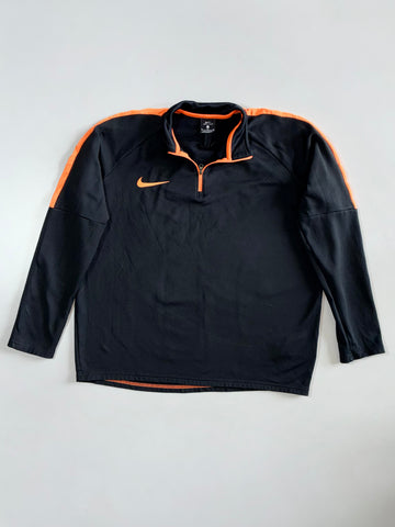 Nike | Dri-Fit Quarter Zip Black/Orange | (M)
