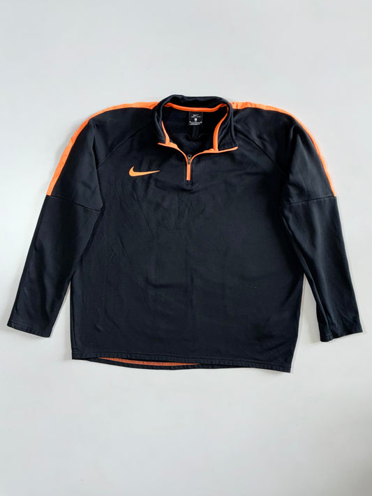Nike | Dri-Fit Quarter Zip Black/Orange | (M)