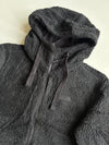 Black Yak Black Sherpa Fleece Hooded Zip Jacket (S)