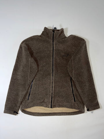 Jack Wolfskin Nanuk Brown Full-Zip Sherpa Fleece Jacket (XL)
