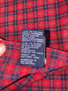Tommy Hilfiger Plaid Button-Up Shirt – Red/Navy/Green  (2XL)