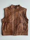 Vintage Premium Original Leather vest (L)